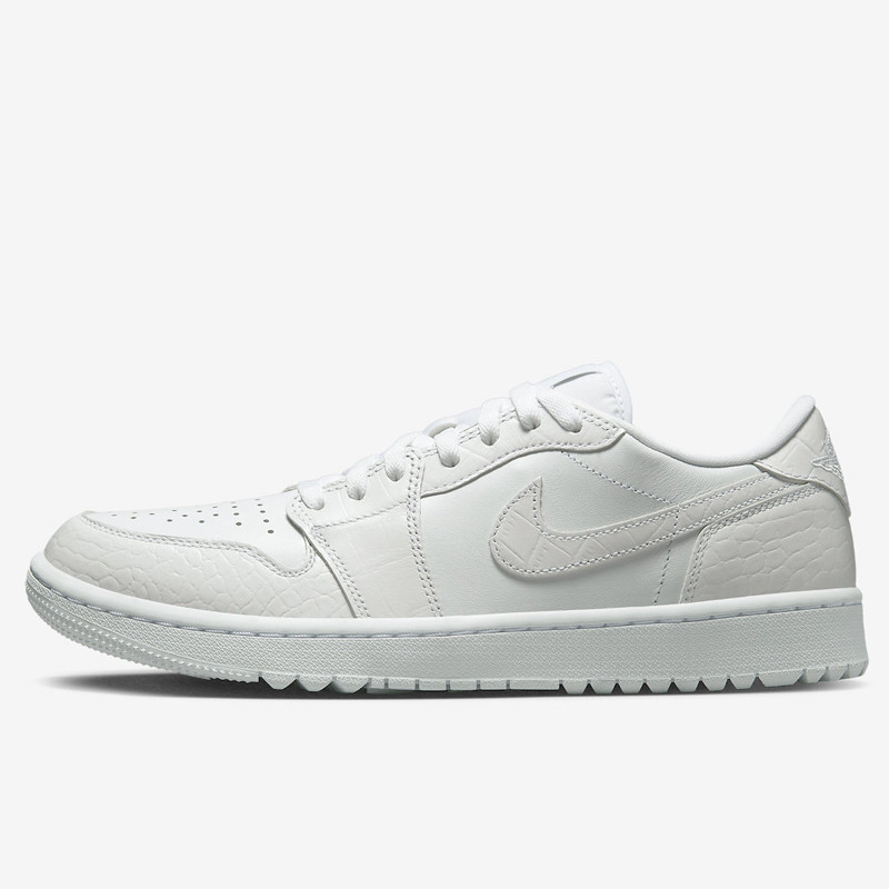 Beli Sepatu Golf Air Jordan Aj 1 Low Golf White Crocodile Original Dd9315-110