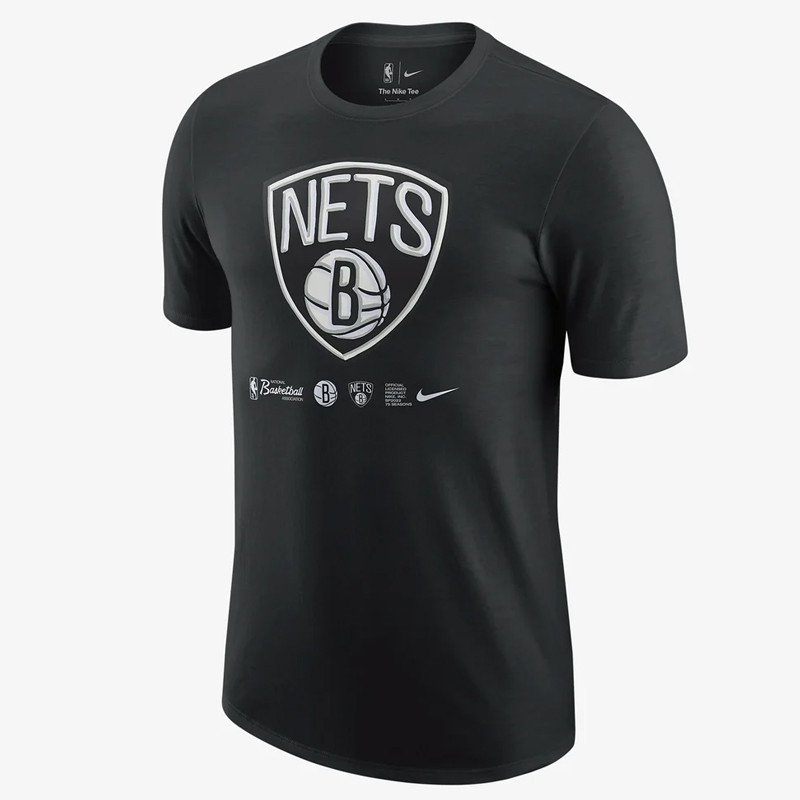 Jual Baju Basket Nike Brooklyn Nets Logo Dri-Fit Tee Black Original Dh6769-010 - v3.ncrsport.com