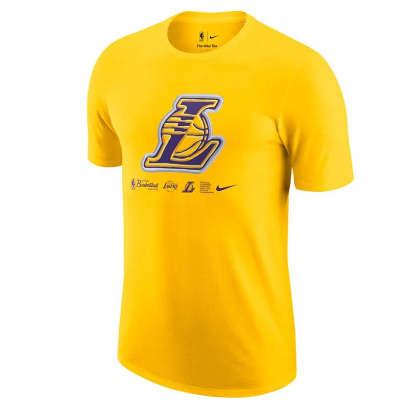 Jual Baju Basket Nike Los Angeles Lakers Logo Dri - Fit Tee Yellow Original Dh6793-728 - v3.ncrsport.com