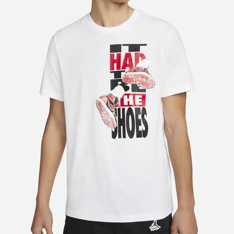 Jual Baju Basket Air Jordan The Shoes Tee White Original Dh8952-100 - v3.ncrsport.com