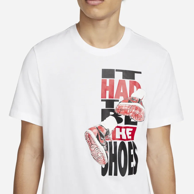 Jual Baju Basket Air Jordan The Shoes Tee White Original Dh8952-100 - v3.ncrsport.com