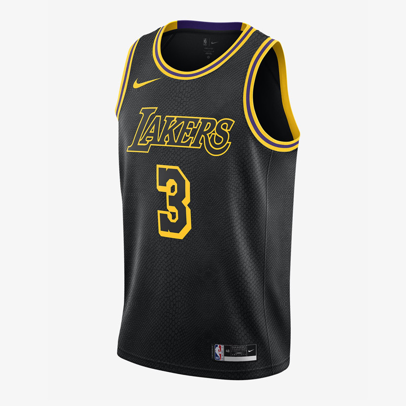 Jual Baju Basket Nike Anthony Davis La Lakers Black Mamba Edition Swingman Jersey Black Original Dj1433-010 - v3.ncrsport.com