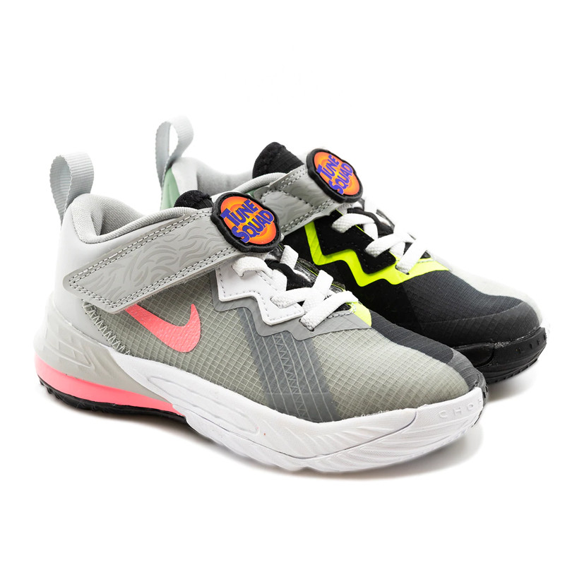 Jual Sepatu Basket Anak Nike Lebron 18 Low Bugs Vs Marvin Ps Black Grey Original Dj3761-005 - v3.ncrsport.com