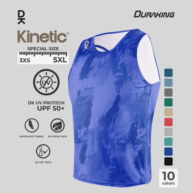 Beli Baju Lari Duraking Kinetic Super Light Jersey Sl Dark Blue Original Dk-Sl-Sl-Kin-Db