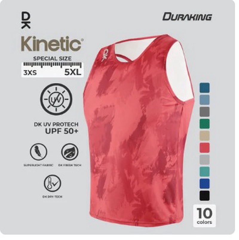 Beli Baju Lari Duraking Kinetic Super Light Jersey Sl Red Original Dk-Sl-Sl-Kin-Rd