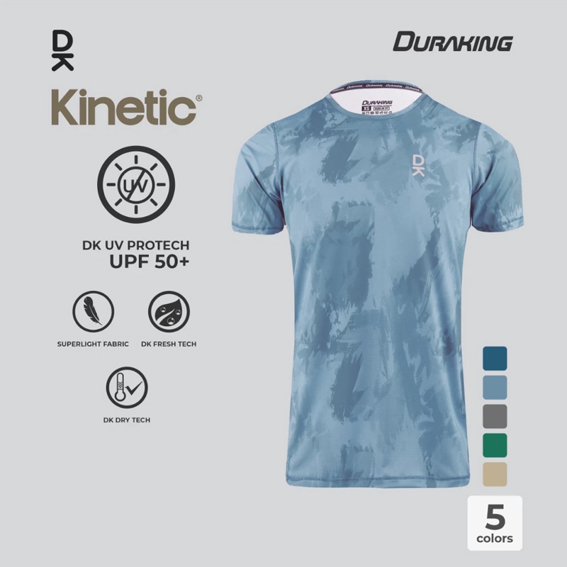 Beli Baju Lari Duraking Kinetic Super Light Jersey Sl Sky Blue Original Dk-Sl-Sl-Kin-Sb