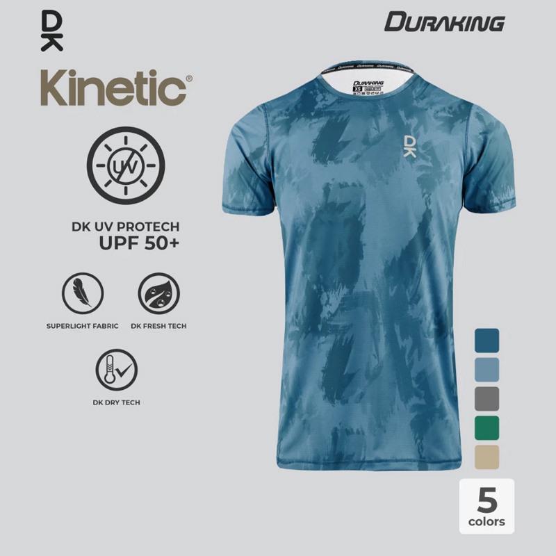 Beli Baju Lari Wanita Duraking Wmns Kinetic Super Light Jersey Ss Steel Blue Original Dk-Sl-Ss-Kin-Stb-W