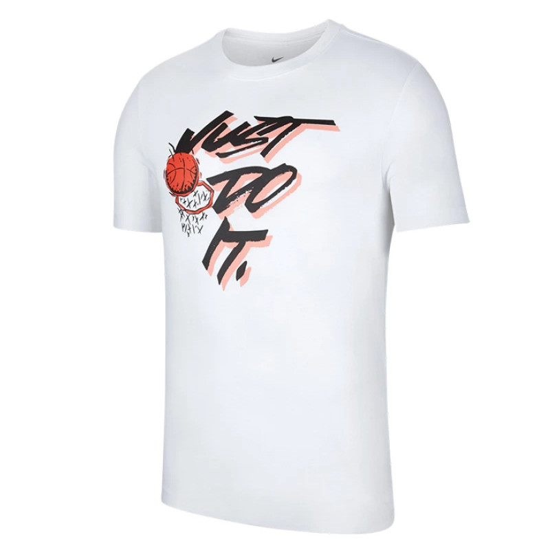 Beli Baju Basket Nike Just Do It Tee White Original Dm2532-100