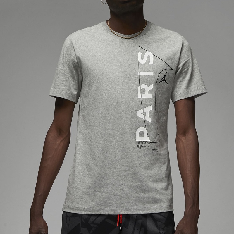 Jual Baju Basket Air Jordan Paris Saint-Germain Tee Grey Original Dm3092-063 - v3.ncrsport.com