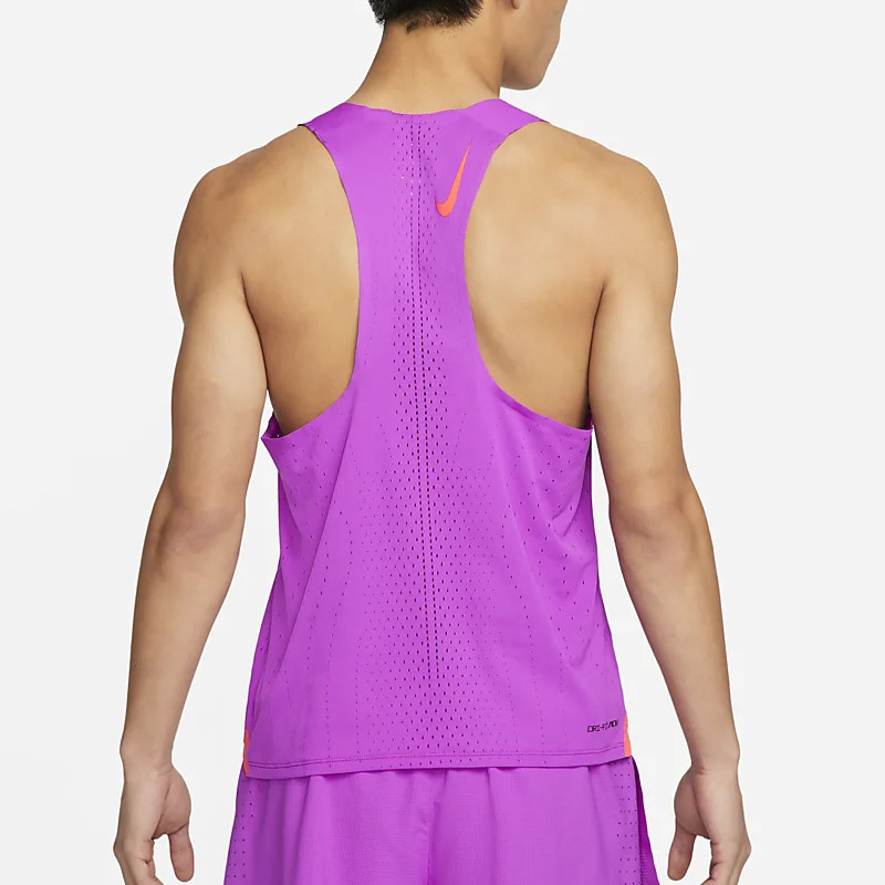 Jual Baju Lari Nike Dri-Fit Adv Aeroswift Racing Singlet Vivid Purple Original Dm4625-551 - v3.ncrsport.com