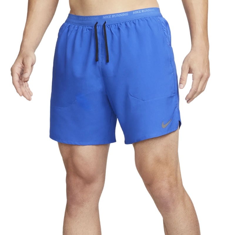 Jual Celana Lari Nike Nike Dry Fit Striped 7 Inch Brief Lined Running Shorts Blue Original Dm4762-480 - v3.ncrsport.com