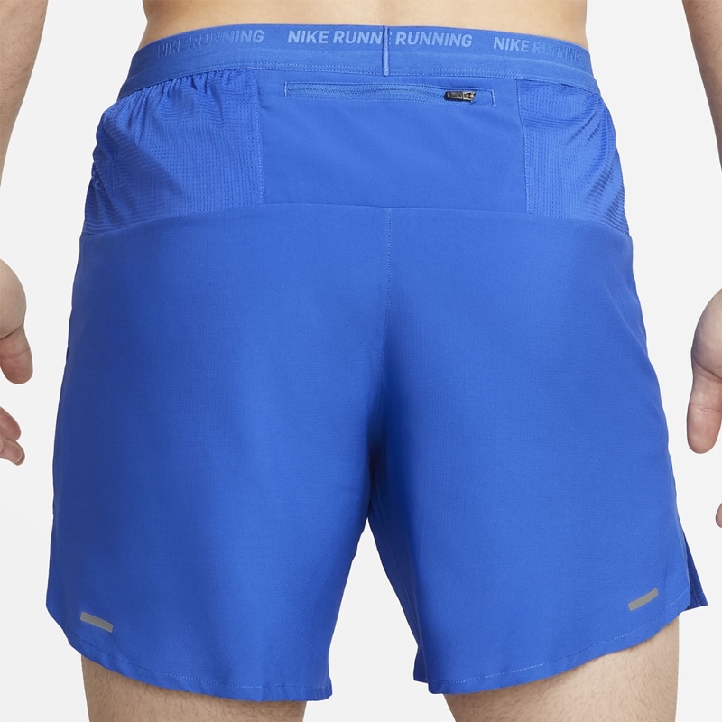 Jual Celana Lari Nike Nike Dry Fit Striped 7 Inch Brief Lined Running Shorts Blue Original Dm4762-480 - v3.ncrsport.com