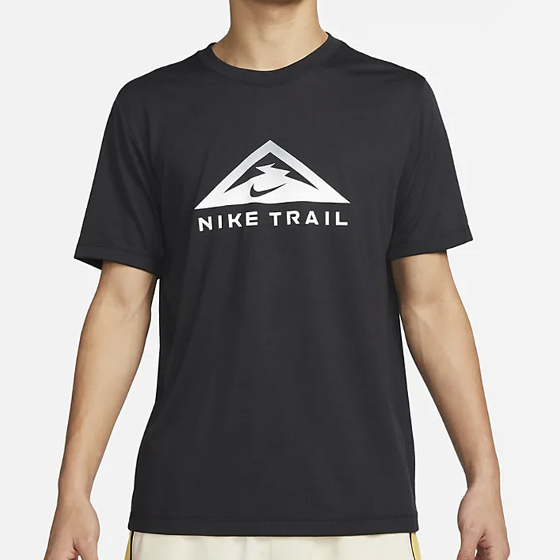 Jual Baju Trail Nike Dri-Fit Short-Sleeve Trail Running Tee Black Original Dm5424-010 - v3.ncrsport.com