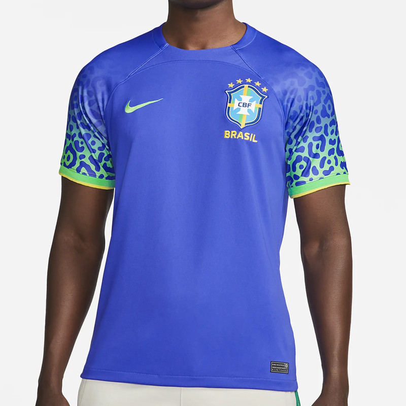 Jual Baju Football Nike Brazil 2022-23 Stadium Away Jersey Paramount Blue Original Dn0678-433 - v3.ncrsport.com