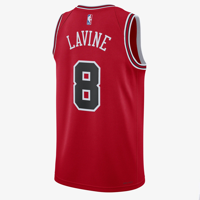 Jual Baju Basket Nike Zach Lavine Chicago Bulls Icon Edition Swingman Jersey Red Original Dn2000-657 - v3.ncrsport.com