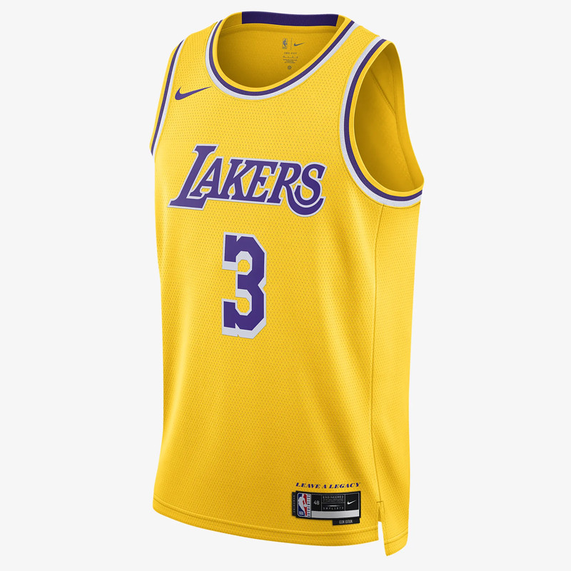 Jual Baju Basket Nike Anthony Davis Los Angeles Lakers Icon Edition Swingman Jersey Yellow Original Dn2009-729 - v3.ncrsport.com