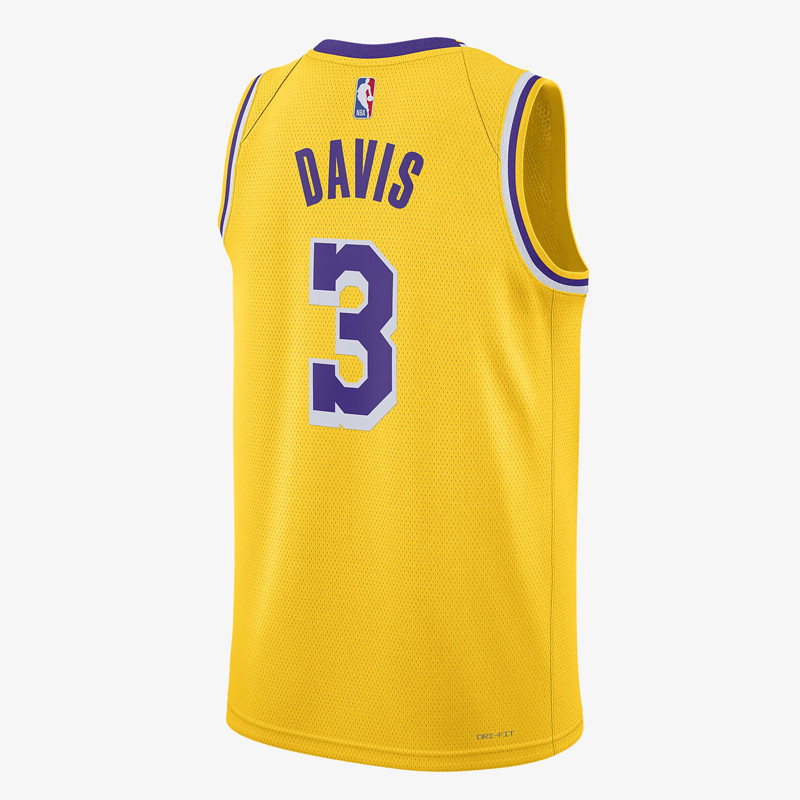 Jual Baju Basket Nike Anthony Davis Los Angeles Lakers Icon Edition Swingman Jersey Yellow Original Dn2009-729 - v3.ncrsport.com