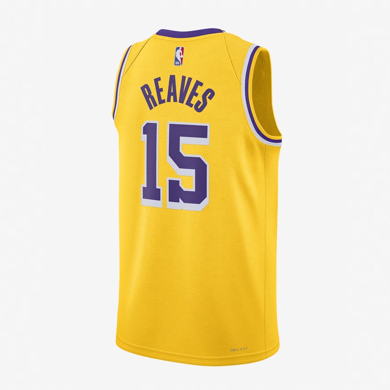Jual Baju Basket Nike Austin Reaves Los Angeles Lakers Icon Edition Swingman Jersey Yellow Original Dn2009-735 - v3.ncrsport.com
