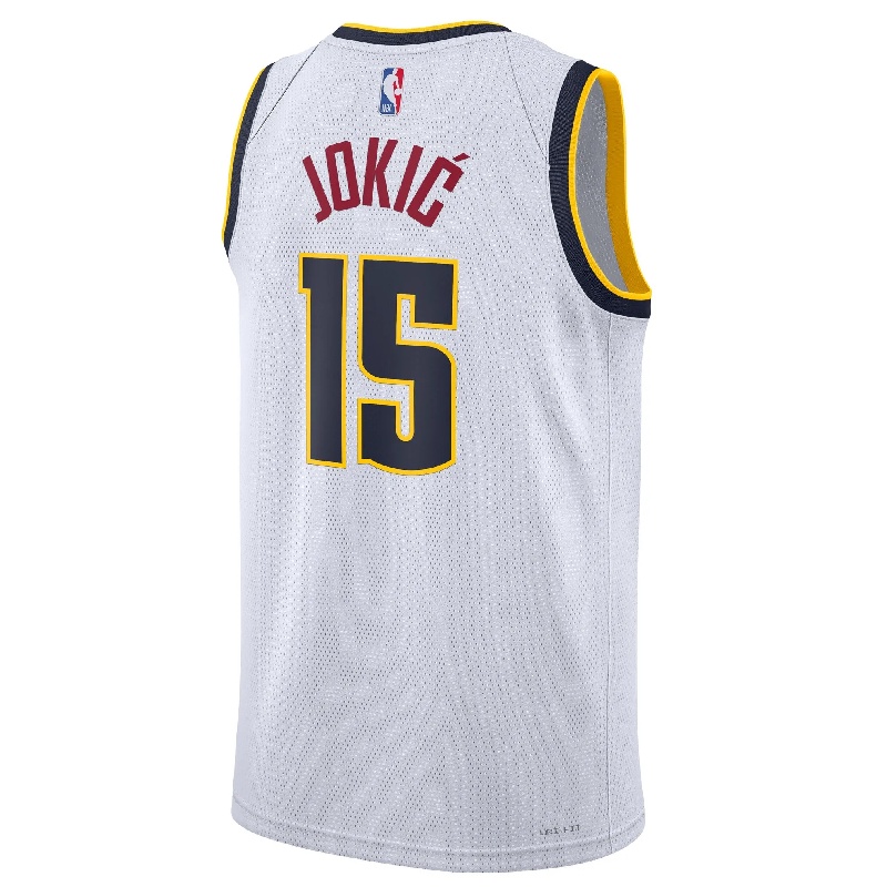 Jual Baju Basket Air Jordan Nikola Jokic Denver Nuggets Association Edition Swingman Jersey White Original Dn2075-100 - v3.ncrsport.com