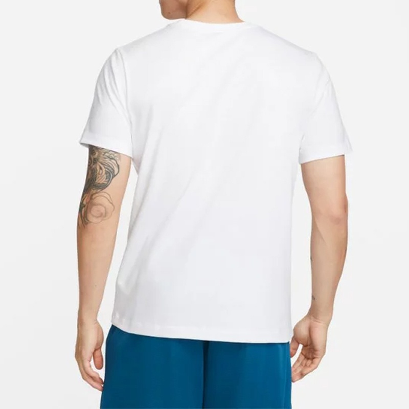 Jual Baju Basket Nike 5Am Art Print Crew-Neck Tee White Original Dn3004-100 - v3.ncrsport.com