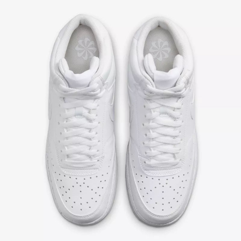 Jual Sepatu Sneakers Nike Court Vision Mid Next Nature Triple White Original Dn3577-100 - v3.ncrsport.com