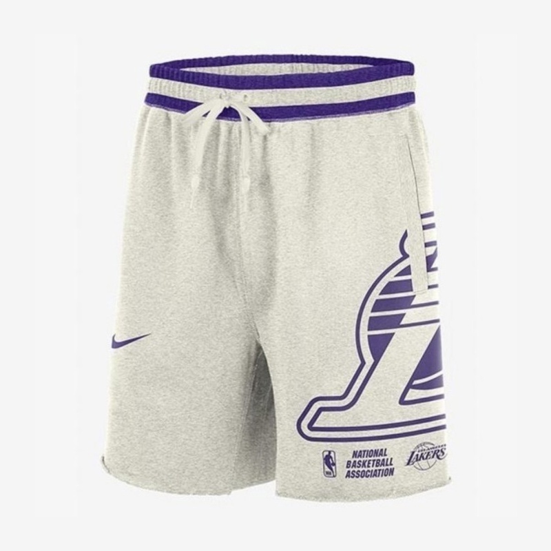 Jual Celana Basket Nike La Lakers Courtside Fleece Short White Original Dn4710-027 - v3.ncrsport.com