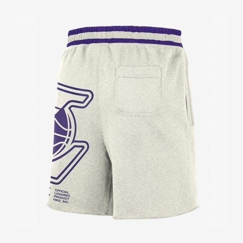 Jual Celana Basket Nike La Lakers Courtside Fleece Short White Original Dn4710-027 - v3.ncrsport.com