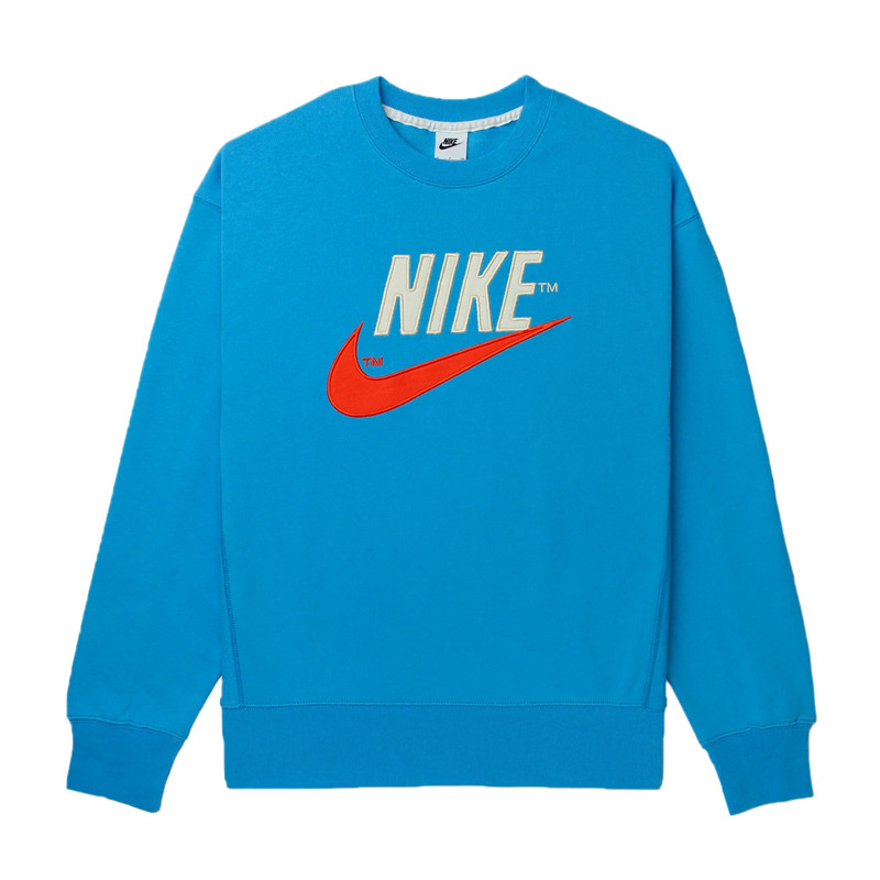 Jual Baju Sneakers Nike Nsw Trend Fleece Crew University Blue Original Do8892-412 - v3.ncrsport.com