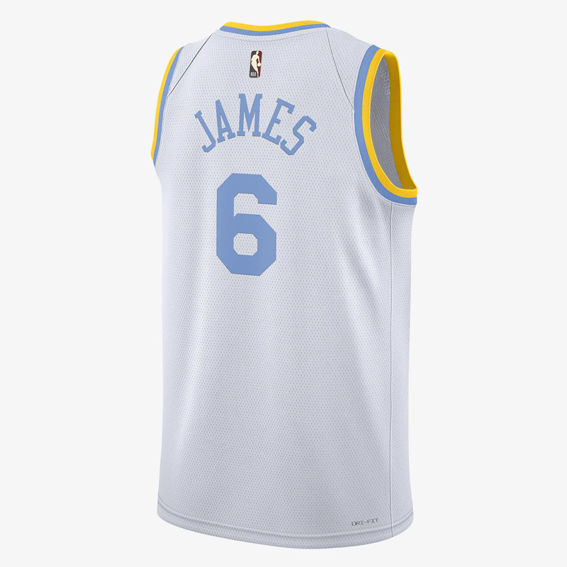 Jual Baju Basket Nike Lebron James Los Angeles Lakers Hwc Swingman Jersey White Original Do9448-101 - v3.ncrsport.com