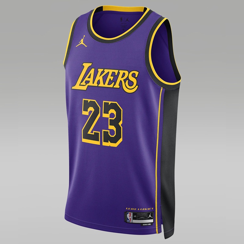 Jual Baju Basket Air Jordan Lebron James Los Angeles Lakers Statement Edition Swingman Jersey Field Purple Original Do9530-508 - v3.ncrsport.com