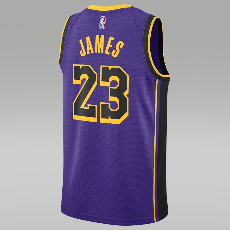 Jual Baju Basket Air Jordan Lebron James Los Angeles Lakers Statement Edition Swingman Jersey Field Purple Original Do9530-508 - v3.ncrsport.com