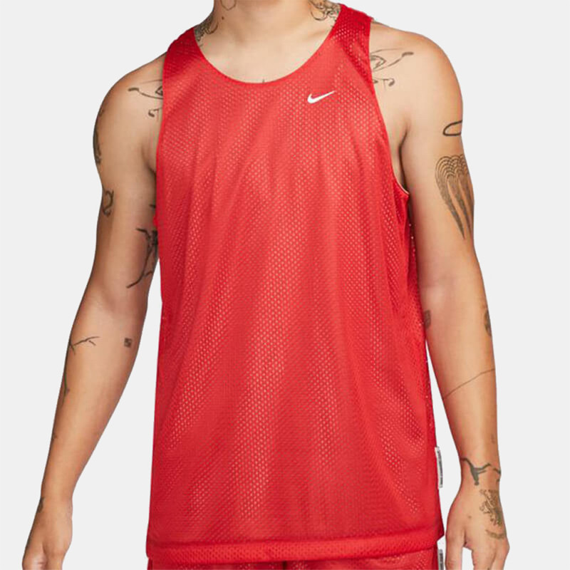 Jual Baju Basket Nike Dri-Fit Standard Issue Reversible Jersey Red Original Dq5732-657 - v3.ncrsport.com