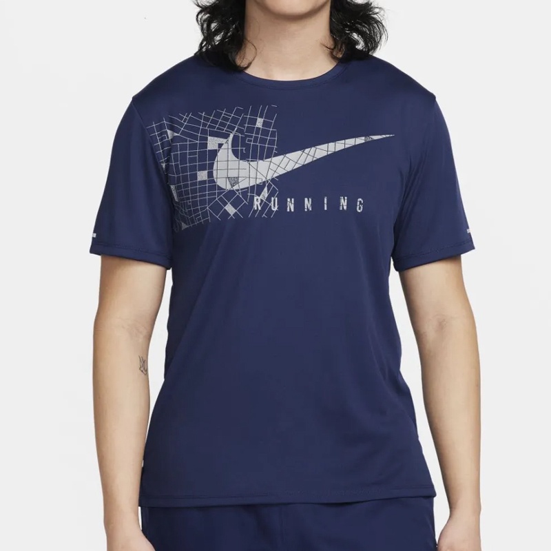 Beli Sepatu Unknown Nike Dri-Fit Uv Miler Run Division Tee Midnight Navy Original Dq6492-410