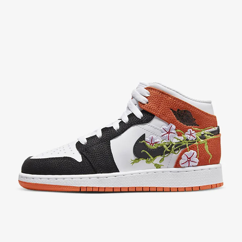 Jual Sepatu Sneakers Anak Air Jordan Aj 1 Mid Se Gs Shattered Vines Multicolor Original Dq8390-100 - v3.ncrsport.com