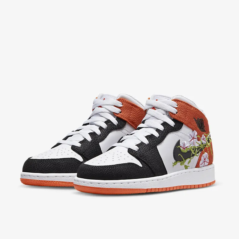 Jual Sepatu Sneakers Anak Air Jordan Aj 1 Mid Se Gs Shattered Vines Multicolor Original Dq8390-100 - v3.ncrsport.com