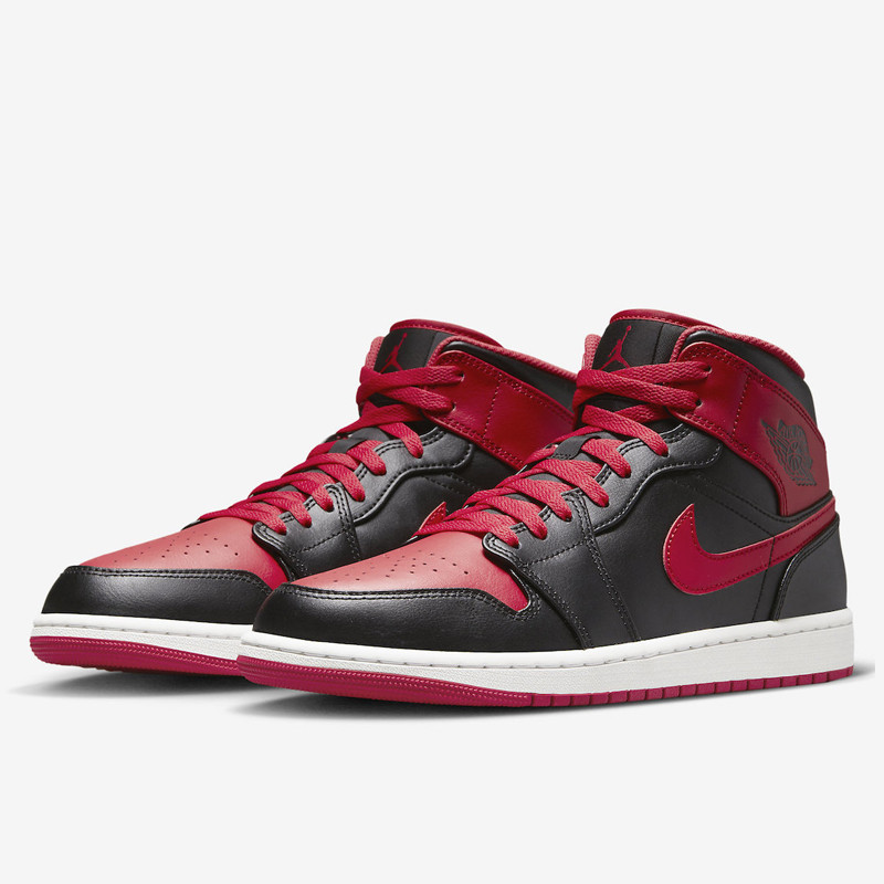 Jual Sepatu Sneakers Air Jordan Aj 1 Mid Alternate Bred Black Red Original Dq8426-060 - v3.ncrsport.com