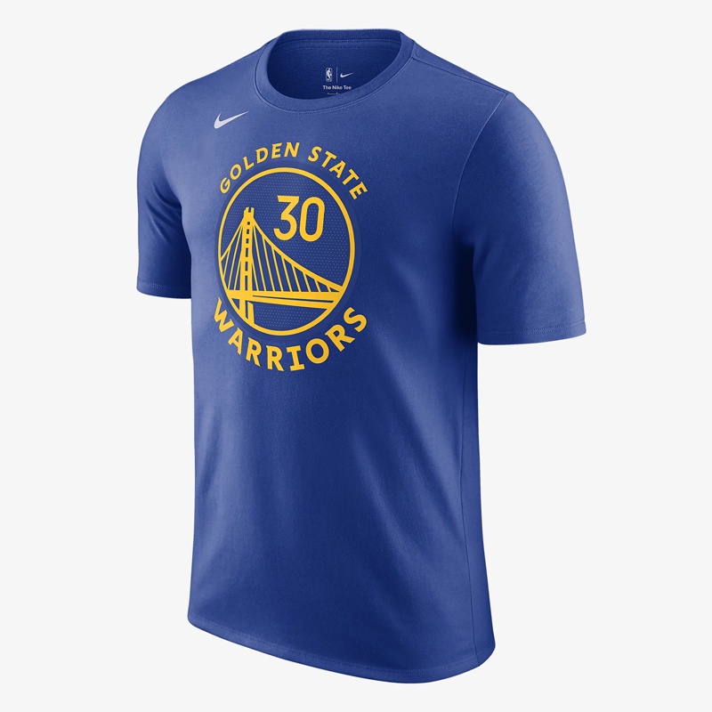 Jual Baju Basket Nike Stephen Curry Golden State Warriors Tee Rush Blue Original Dr6374-496 - v3.ncrsport.com