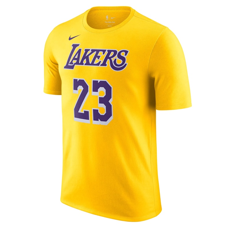 Jual Baju Basket Nike Lebron James Los Angeles Lakers Nba Tee Yellow Original Dr6380-734 - v3.ncrsport.com