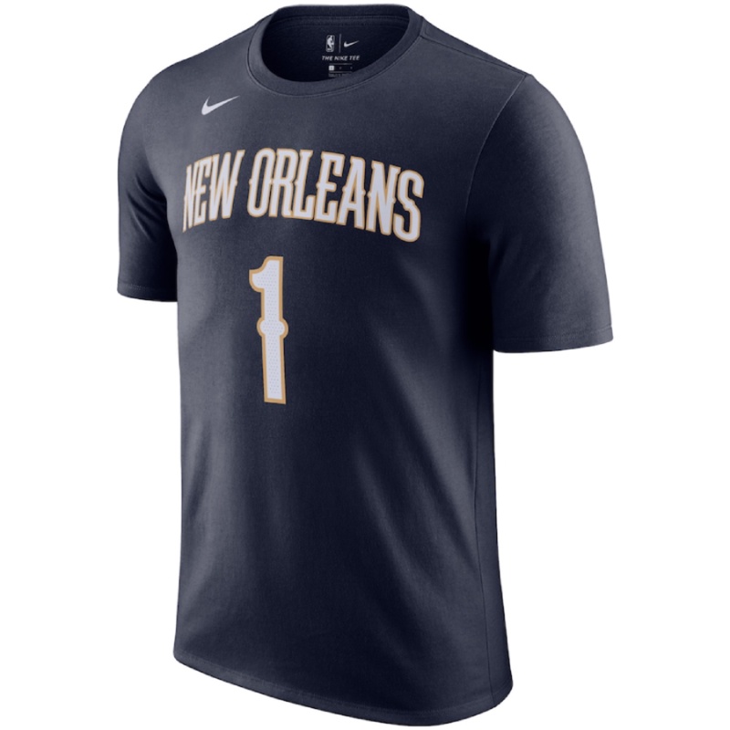 Jual Baju Basket Nike New Orleans Pelicans Zion Williamson Tee Black Original Dr6388-419 - v3.ncrsport.com