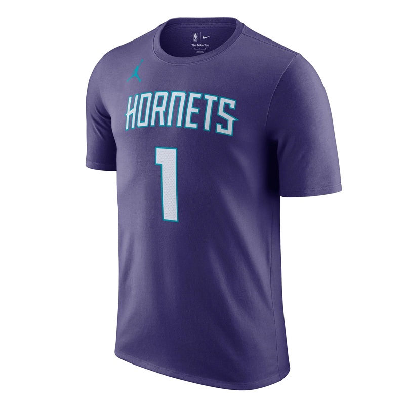 Jual Baju Basket Air Jordan Lamelo Ball Charlotte Hornets Statement Edition Tee Dark Blue Original Dv5764-571 - v3.ncrsport.com