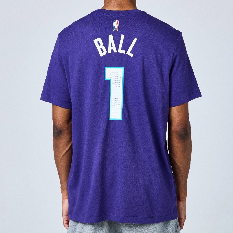 Jual Baju Basket Air Jordan Lamelo Ball Charlotte Hornets Statement Edition Tee Dark Blue Original Dv5764-571 - v3.ncrsport.com