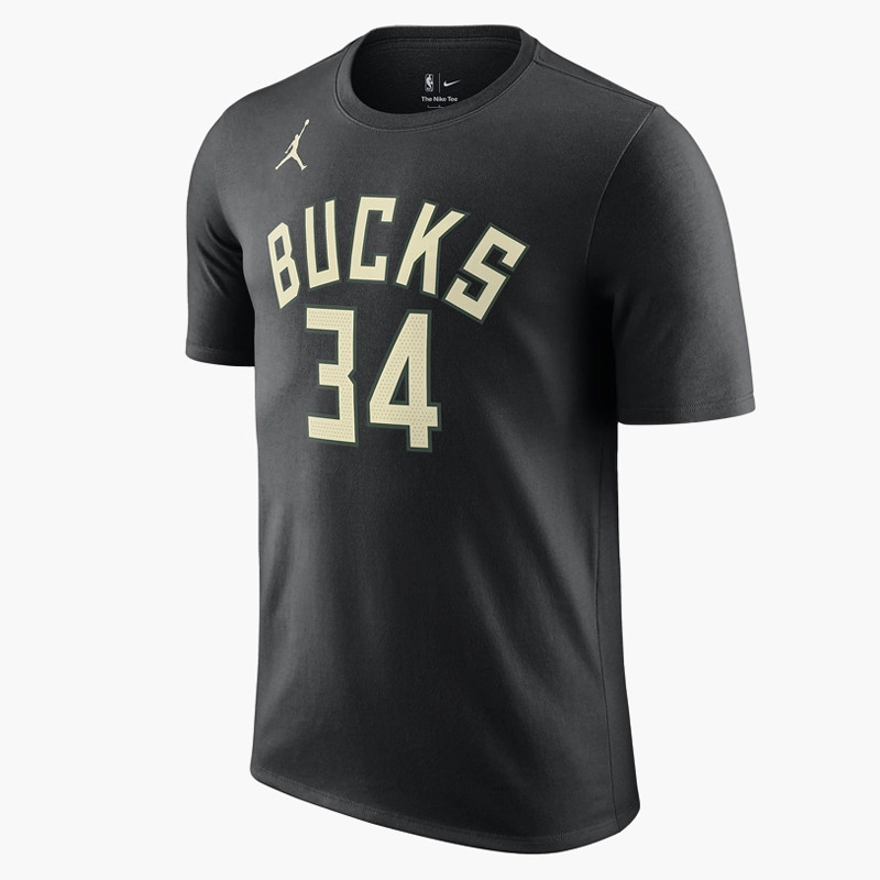 Jual Baju Basket Air Jordan Milwaukee Bucks Antetokounmpo Statement Edition Tee Black Original Dv5783-015 - v3.ncrsport.com