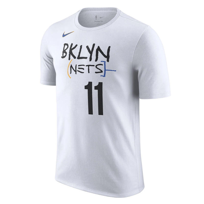 Jual Baju Basket Nike Kyrie Irving Brooklyn Nets City Edition Tee White Original Dv5975-103 - v3.ncrsport.com