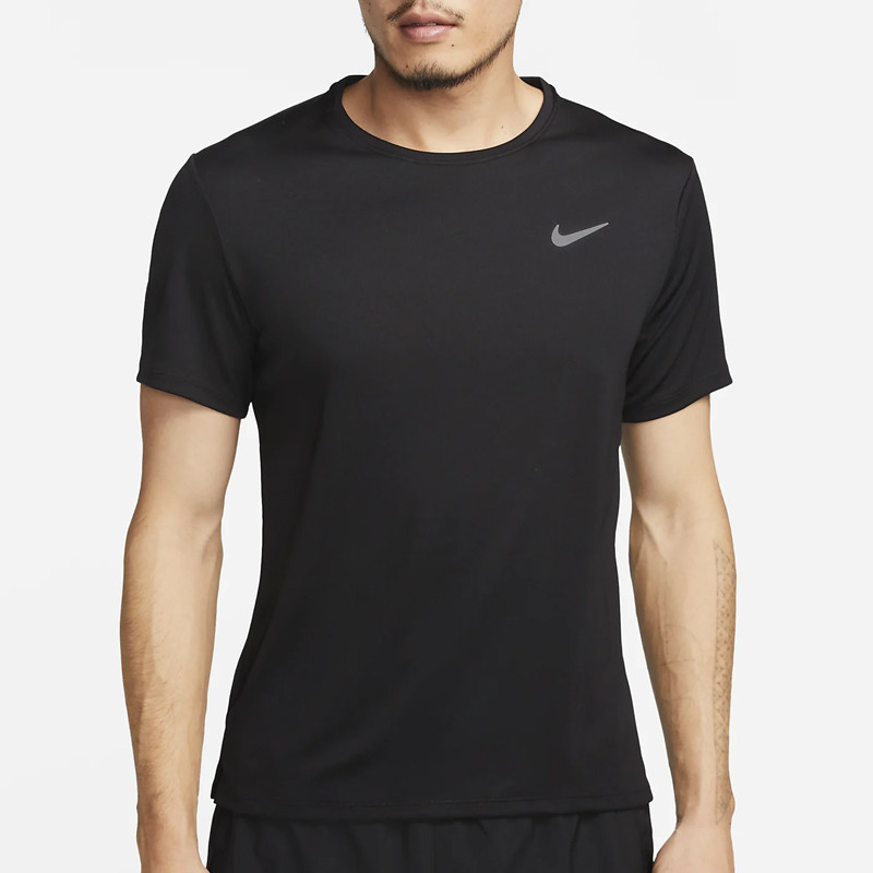 Jual Baju Lari Nike Dri-Fit Uv Miler Tee Black Original Dv9316-010 - v3.ncrsport.com