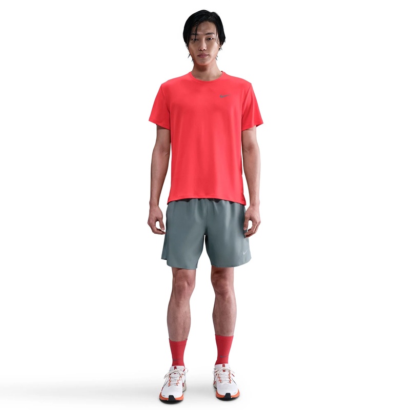 Jual Baju Lari Nike As M Nk Df Uv Miler Ss Bright Crimson Original Dv9316-635 - v3.ncrsport.com