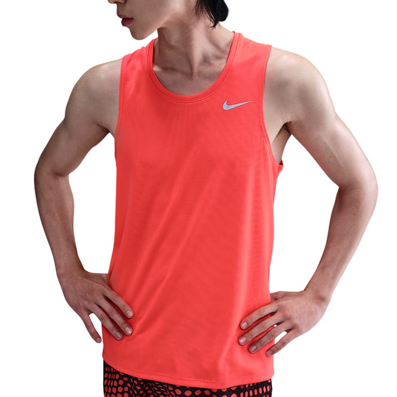 Jual Baju Lari Nike As M Nk Df Miler Tank Bright Crimson Original Dv9322-635 - v3.ncrsport.com