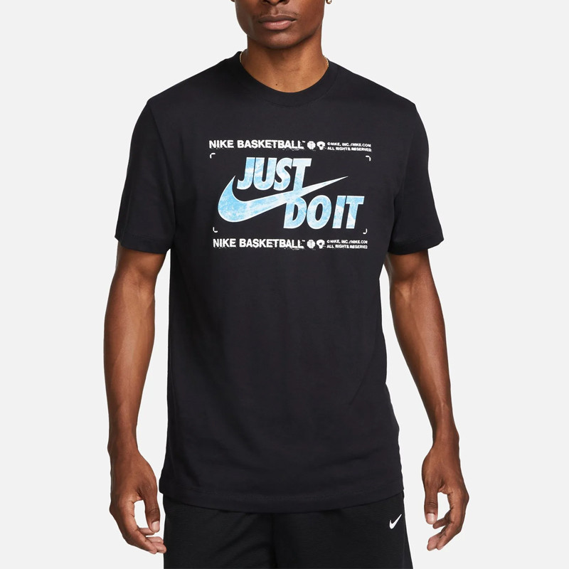 Jual Baju Basket Nike Dri-Fit Tee Just Do It Black Original Dv9716-010 - v3.ncrsport.com