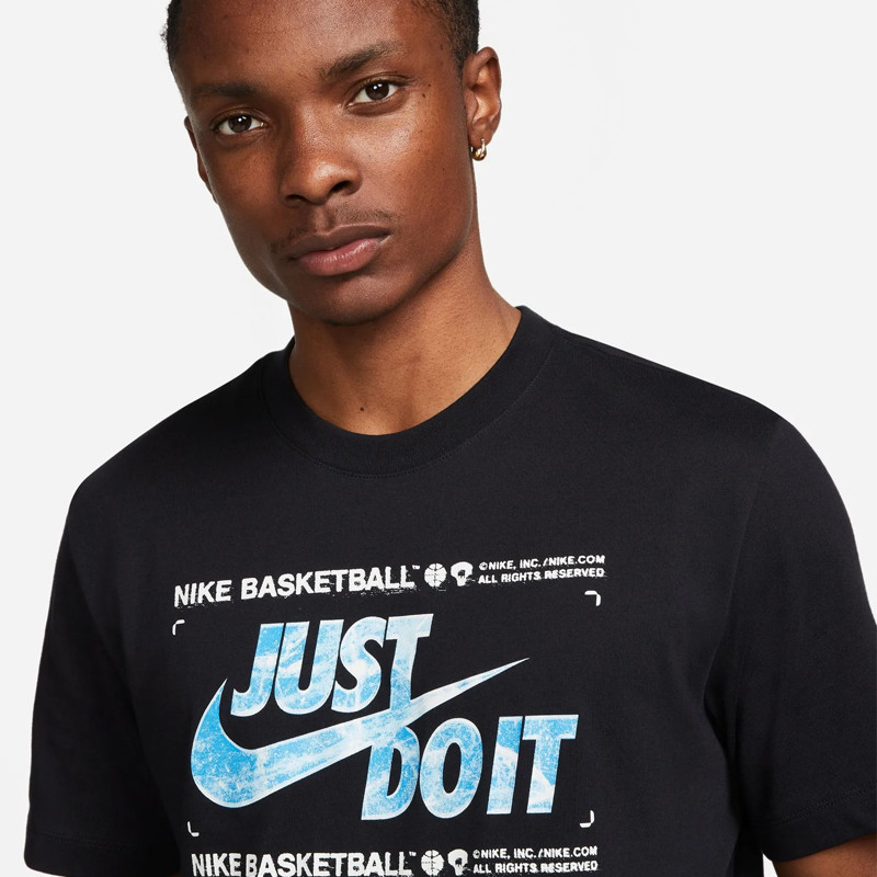 Jual Baju Basket Nike Dri-Fit Tee Just Do It Black Original Dv9716-010 - v3.ncrsport.com