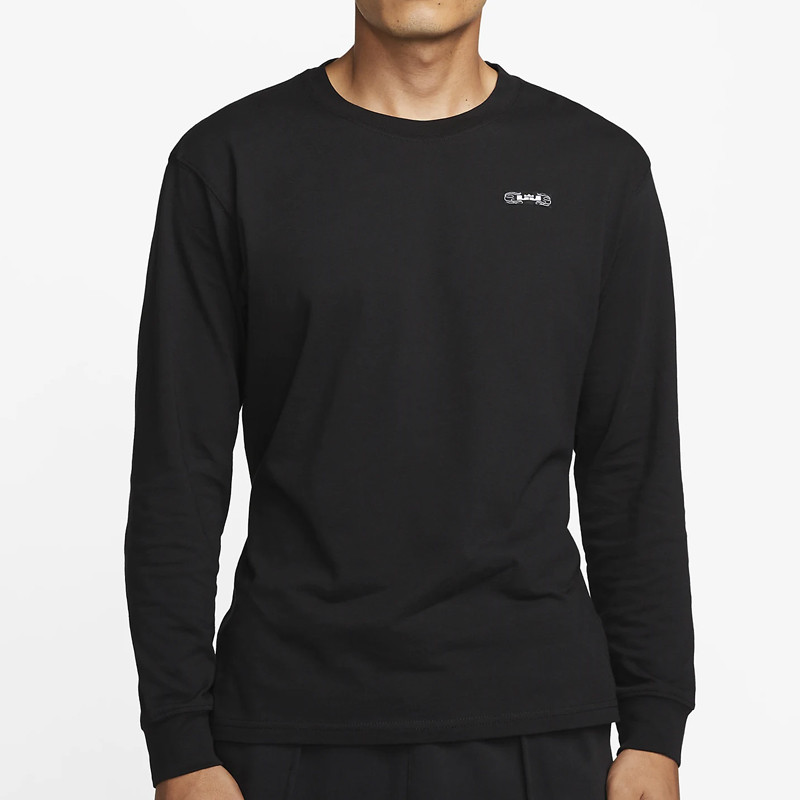 Jual Baju Basket Nike Lebron Long-Sleeve Black Original Dv9723-010 - v3.ncrsport.com