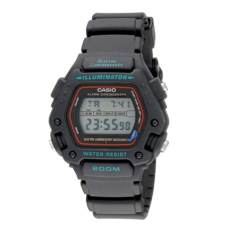 Jual Jam Tangan Training Pria Casio 200M Water Resistant Mission Impossible Black Original Dw-290-1Vs - v3.ncrsport.com